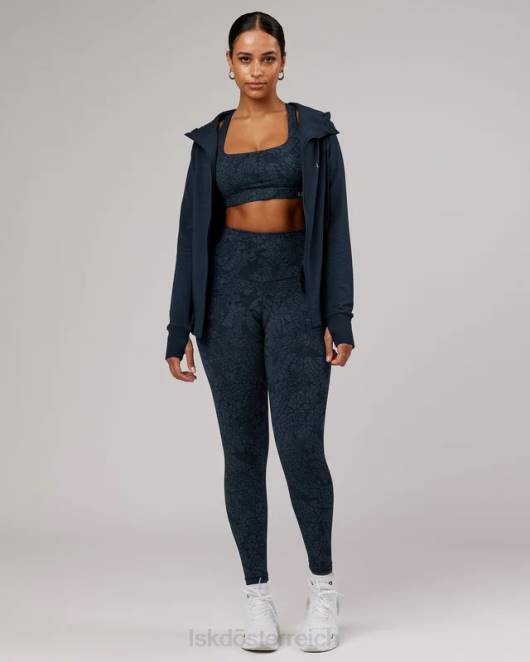 Z8RH405 LSKD Frauen PB Kapuzenpullover mit durchgehendem Reißverschluss – Carbon-Tonal Bekleidung