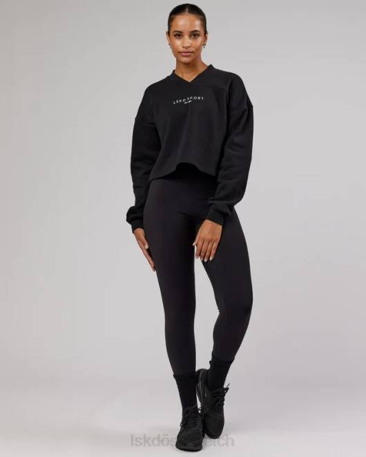 Z8RH434 LSKD Frauen Touchdown-Pullover – schwarz Bekleidung