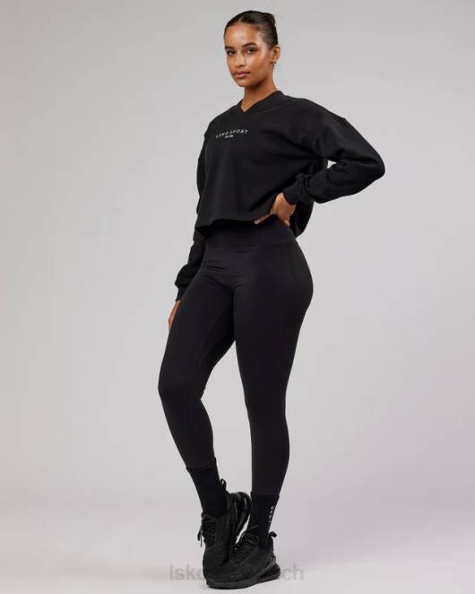 Z8RH434 LSKD Frauen Touchdown-Pullover – schwarz Bekleidung