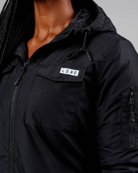 Z8RH461 LSKD Frauen Hilfsjacke - schwarz Bekleidung
