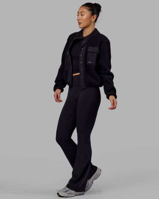 Z8RH463 LSKD Frauen Alpenfleecejacke - schwarz Bekleidung