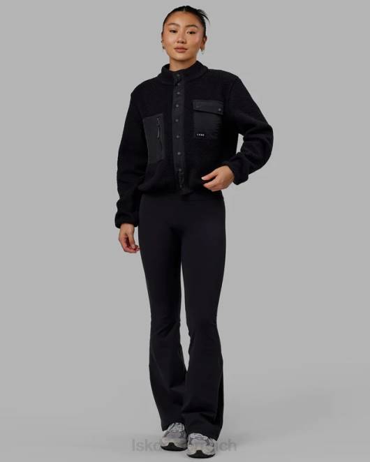 Z8RH463 LSKD Frauen Alpenfleecejacke - schwarz Bekleidung