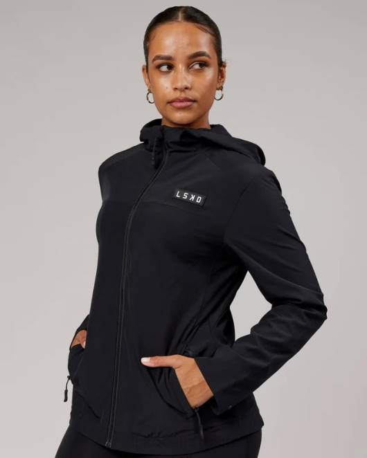 Z8RH467 LSKD Frauen Funktionelle Trainingsjacke - schwarz Bekleidung