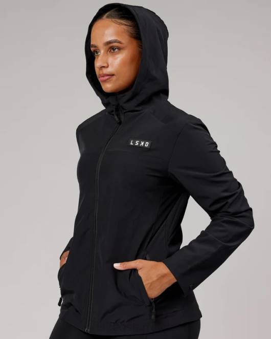 Z8RH467 LSKD Frauen Funktionelle Trainingsjacke - schwarz Bekleidung
