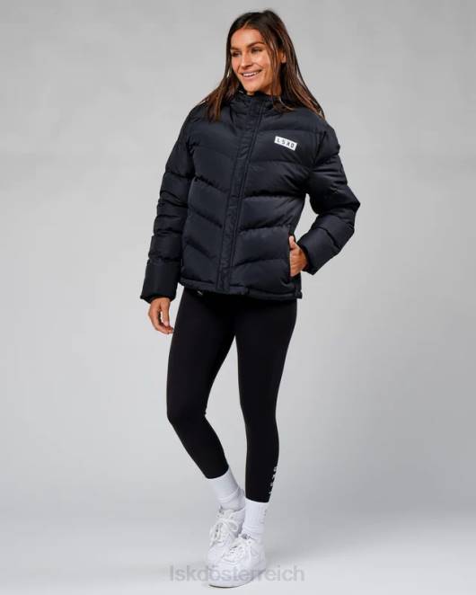 Z8RH469 LSKD Frauen geröstete Pufferjacke 23 – schwarz Bekleidung