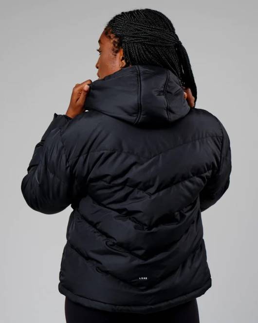 Z8RH469 LSKD Frauen geröstete Pufferjacke 23 – schwarz Bekleidung