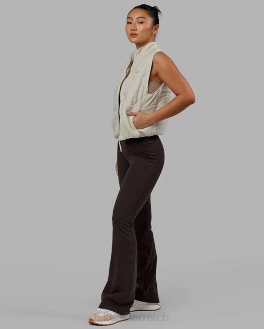 Z8RH476 LSKD Frauen Steppweste mit Schirm – Knochen Bekleidung