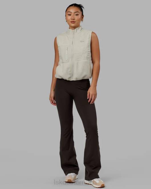 Z8RH476 LSKD Frauen Steppweste mit Schirm – Knochen Bekleidung