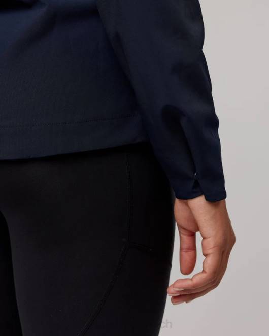 Z8RH481 LSKD Frauen Funktionelle Trainingsjacke - Marineblau Bekleidung