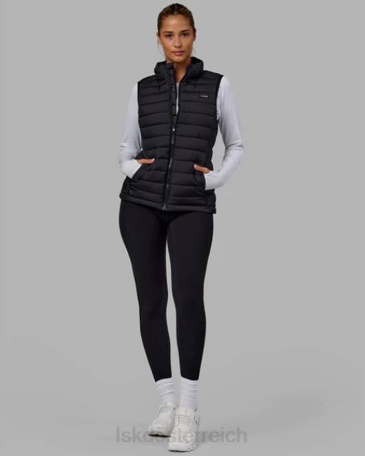 Z8RH483 LSKD Frauen Pufferweste für den ganzen Tag – Schwarz Bekleidung