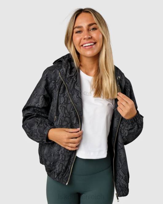 Z8RH488 LSKD Frauen Mayweather Spray Jacke – Waldschlangenleder Bekleidung