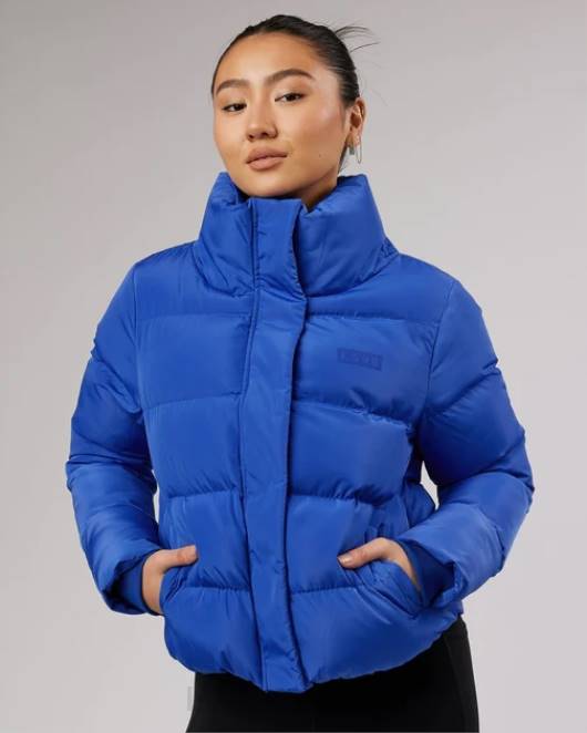 Z8RH489 LSKD Frauen Tägliche Pufferjacke – Power Cobalt Bekleidung