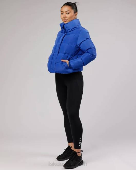 Z8RH489 LSKD Frauen Tägliche Pufferjacke – Power Cobalt Bekleidung