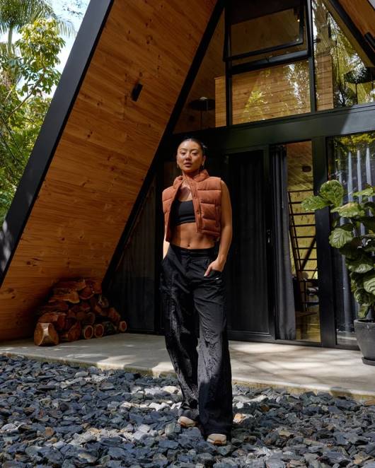 Z8RH748 LSKD Frauen Höhenfallschirmhose - schwarz Bekleidung