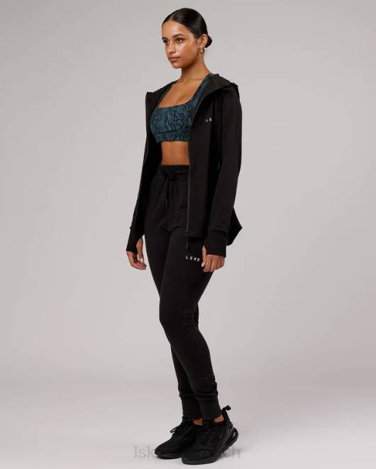 Z8RH754 LSKD Frauen PB Jogger – Schwarz Bekleidung