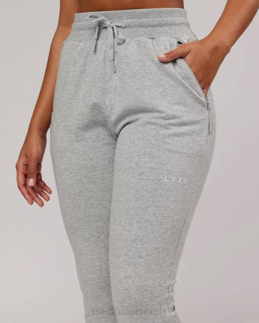 Z8RH764 LSKD Frauen PB Jogger – Hellgrau meliert Bekleidung