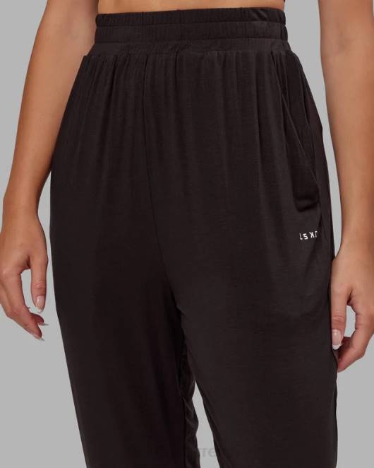 Z8RH766 LSKD Frauen Ruhe- und Erholungshose – dunkles Walnussholz Bekleidung