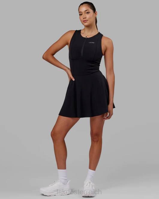 Z8RH499 LSKD Frauen Grand-Slam-Aktivkleid – Schwarz Bekleidung