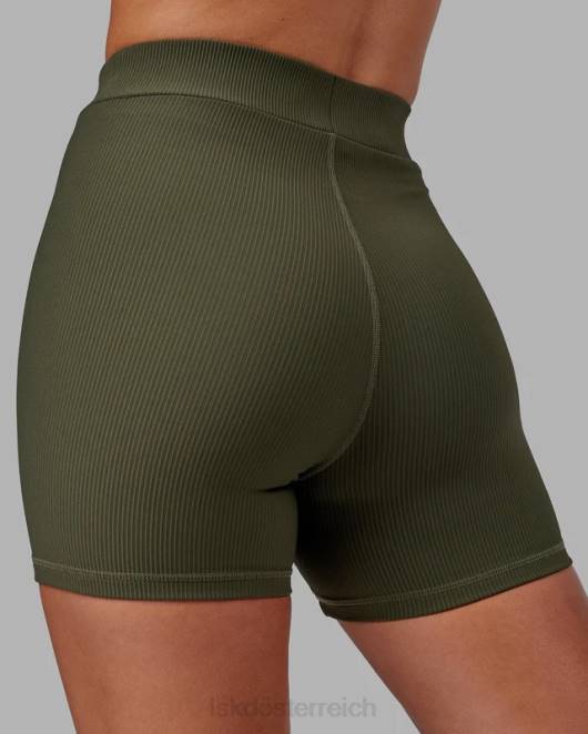 Z8RH524 LSKD Frauen vitalisieren gerippt mittel kurz – Waldnacht Bekleidung