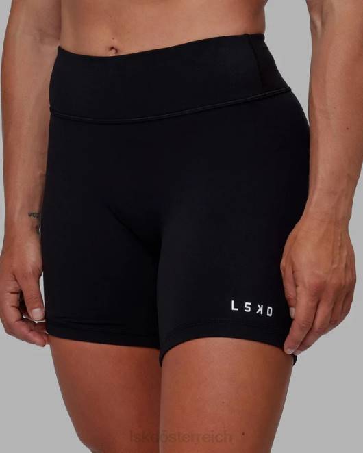 Z8RH525 LSKD Frauen Mittellange RXD-Shorts – Schwarz Bekleidung