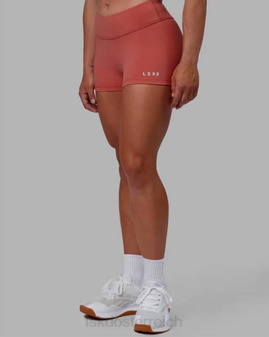 Z8RH527 LSKD Frauen Rxd Micro Shorts – Mineralrot Bekleidung