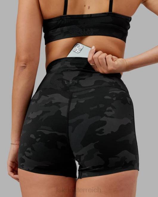 Z8RH565 LSKD Frauen Elixir X-Length Short – schwarzes Tarnmuster Bekleidung