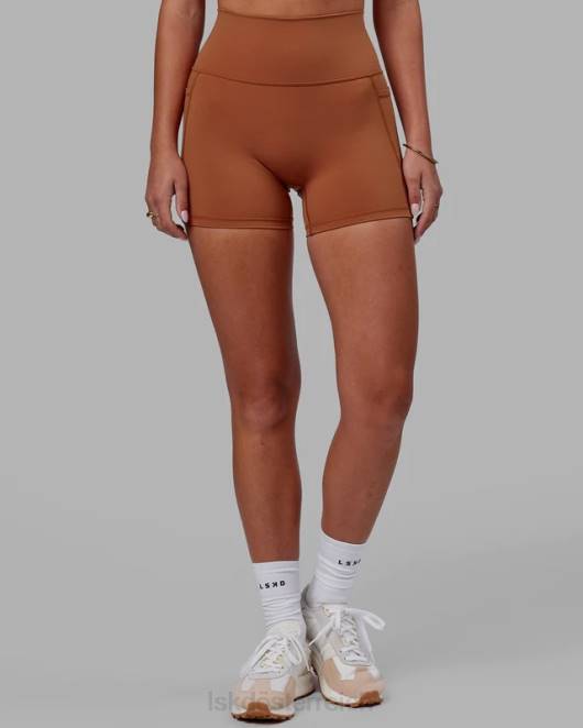 Z8RH571 LSKD Frauen Fusion X-Länge kurz – haselnussbraun Bekleidung