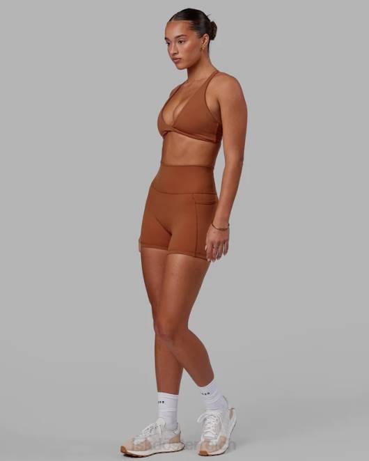 Z8RH571 LSKD Frauen Fusion X-Länge kurz – haselnussbraun Bekleidung