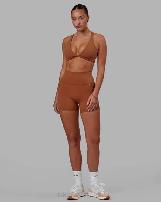 Z8RH571 LSKD Frauen Fusion X-Länge kurz – haselnussbraun Bekleidung