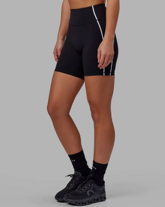 Z8RH573 LSKD Frauen Puls mittellang kurz - schwarz Bekleidung