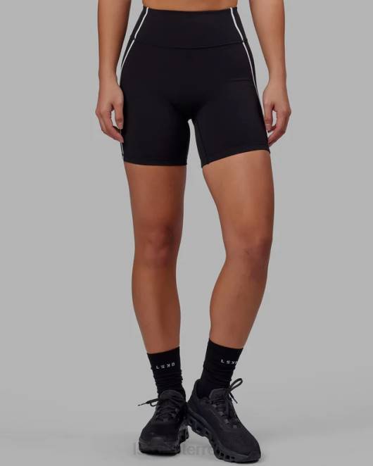 Z8RH573 LSKD Frauen Puls mittellang kurz - schwarz Bekleidung