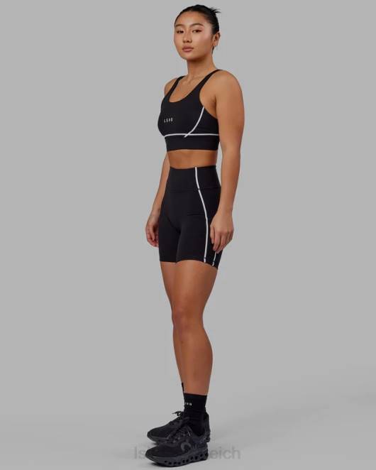 Z8RH573 LSKD Frauen Puls mittellang kurz - schwarz Bekleidung