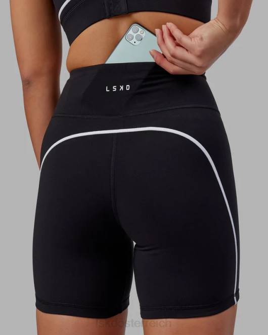 Z8RH573 LSKD Frauen Puls mittellang kurz - schwarz Bekleidung