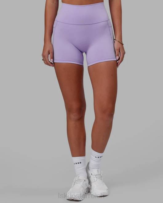 Z8RH589 LSKD Frauen Fusion x-length short – blasses Flieder Bekleidung