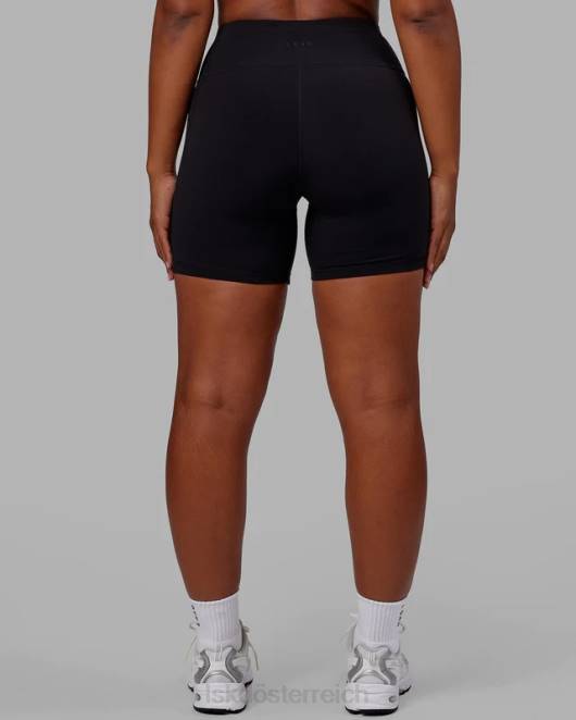 Z8RH590 LSKD Frauen Mittellange Rep-Shorts – Pride-Schwarz Bekleidung