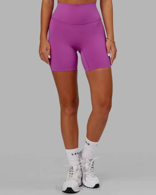 Z8RH594 LSKD Frauen Elixier mittellang kurz - Orchidee Bekleidung