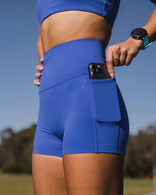 Z8RH598 LSKD Frauen Elixir X-Length Short mit Taschen – Power Cobalt Bekleidung