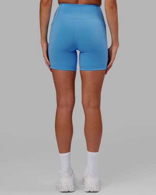 Z8RH600 LSKD Frauen Flux mittellang kurz – azurblau Bekleidung