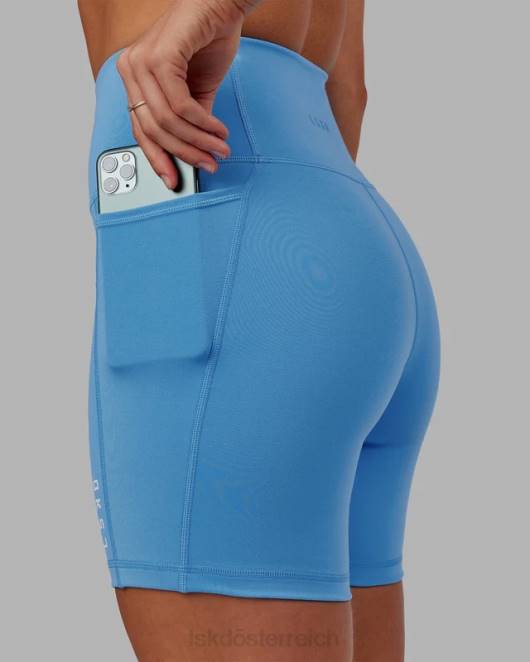 Z8RH600 LSKD Frauen Flux mittellang kurz – azurblau Bekleidung