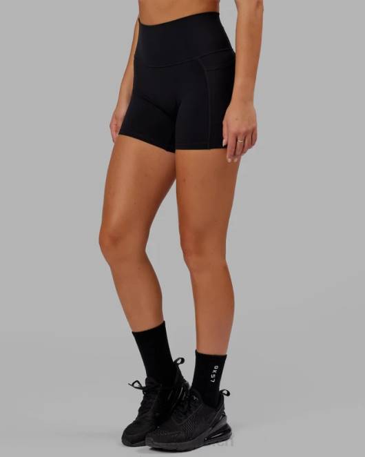Z8RH602 LSKD Frauen Fusion X-Length Short – Schwarz Bekleidung