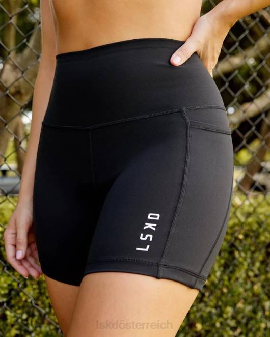 Z8RH617 LSKD Frauen Flussmittel x-Länge kurz - schwarz Bekleidung