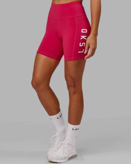 Z8RH624 LSKD Frauen Mittellange Rep-Shorts – Boysenberry Bekleidung