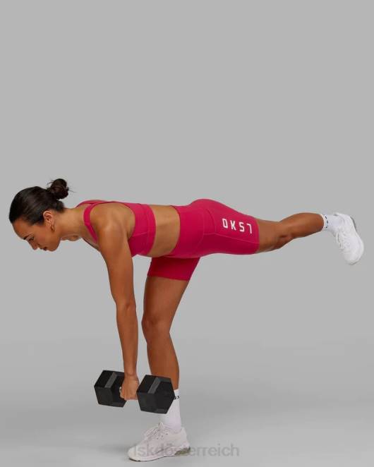 Z8RH624 LSKD Frauen Mittellange Rep-Shorts – Boysenberry Bekleidung