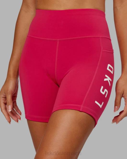 Z8RH624 LSKD Frauen Mittellange Rep-Shorts – Boysenberry Bekleidung