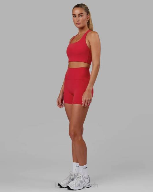 Z8RH630 LSKD Frauen Fusion X-Länge kurz – Scharlachrot Bekleidung