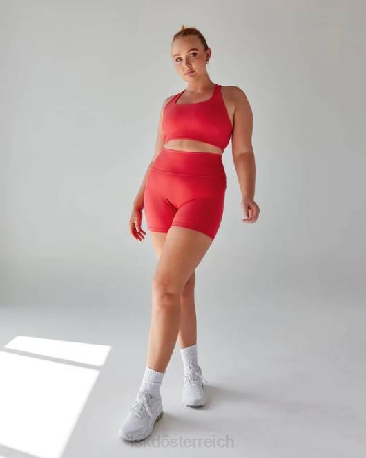 Z8RH630 LSKD Frauen Fusion X-Länge kurz – Scharlachrot Bekleidung