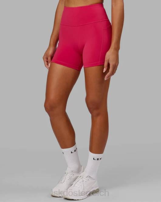 Z8RH647 LSKD Frauen Rep-Shorts in X-Länge – Boysenberry Bekleidung