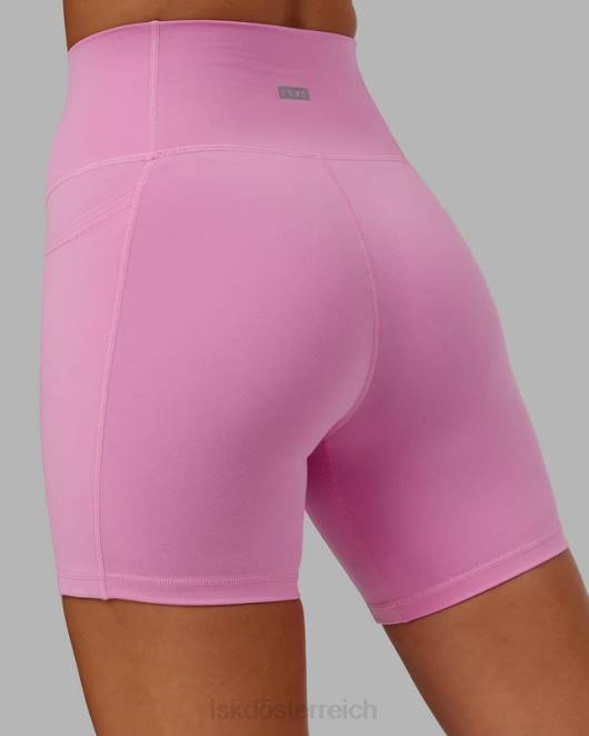 Z8RH649 LSKD Frauen Mittellange Fusion-Shorts – Funkelndes Rosa Bekleidung
