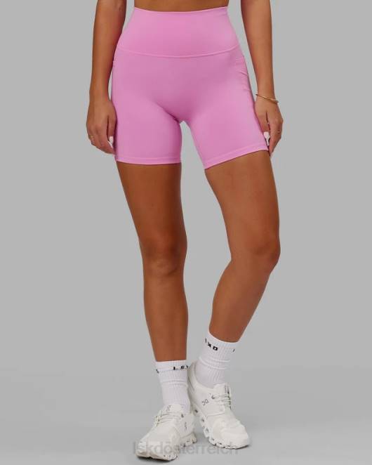Z8RH649 LSKD Frauen Mittellange Fusion-Shorts – Funkelndes Rosa Bekleidung
