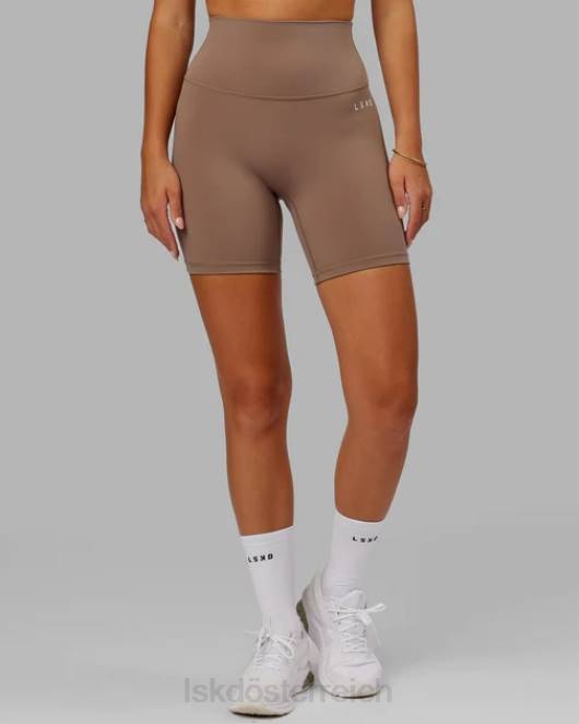 Z8RH653 LSKD Frauen Base 2.0 mittellang kurz – tiefes Taupe Bekleidung